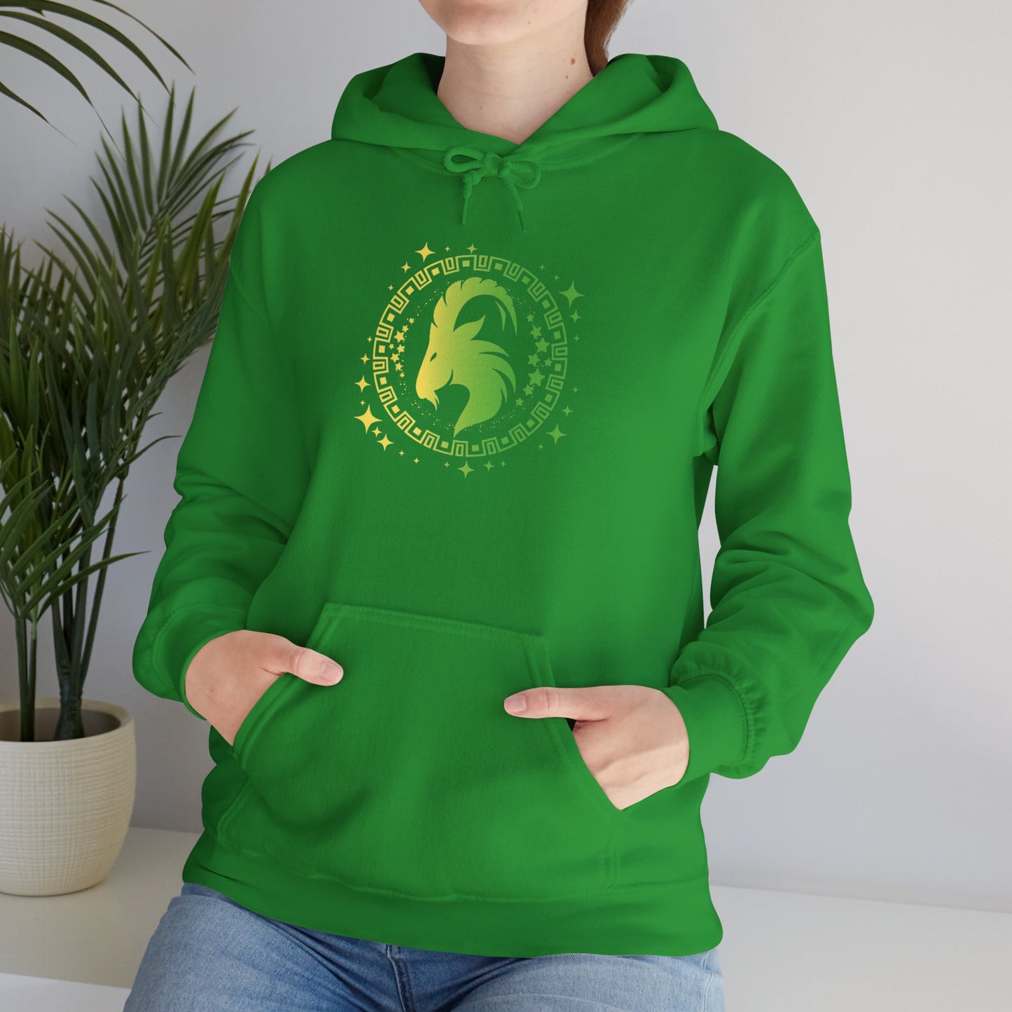 Tribal Circle Capricorn Goat Heavy Blend™ Hoodie