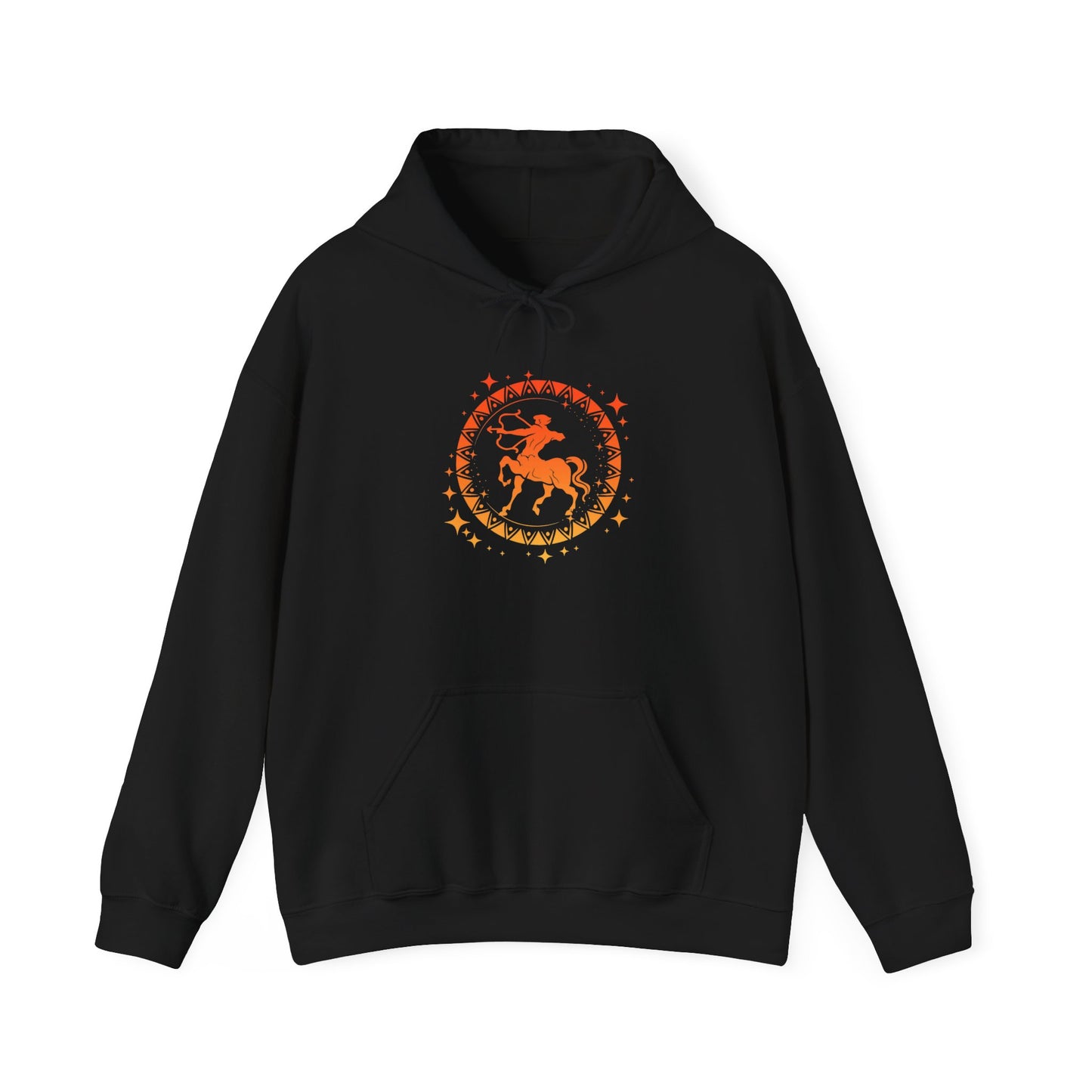 Tribal Circle Sagittarius Archer Heavy Blend™ Hoodie