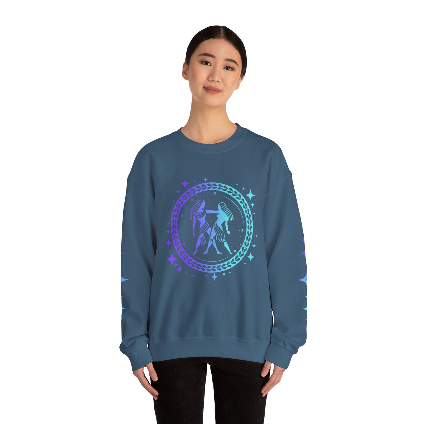Tribal Circle Gemini Twins Sweatshirt