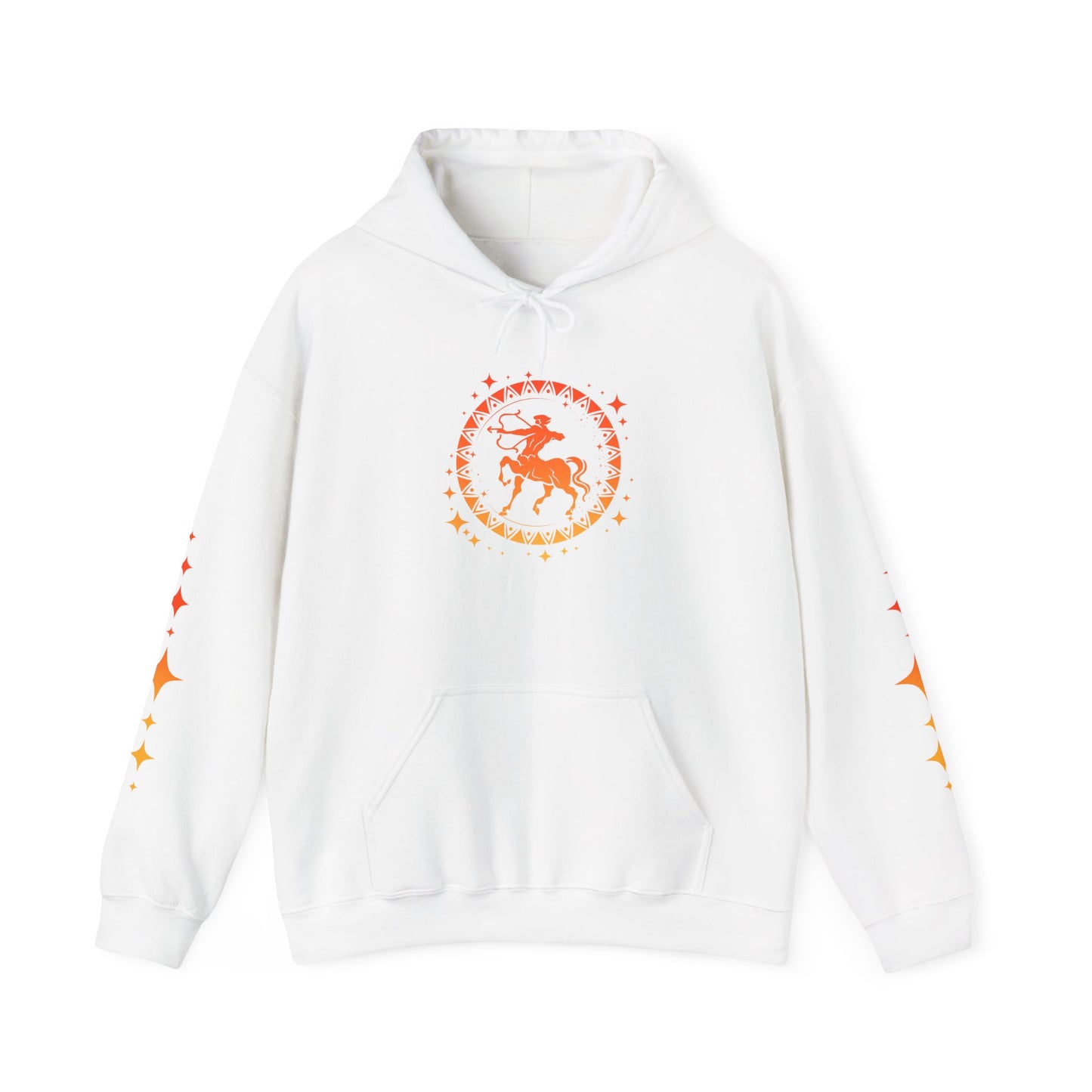Tribal Circle Sagittarius Archer Heavy Blend™ Hoodie