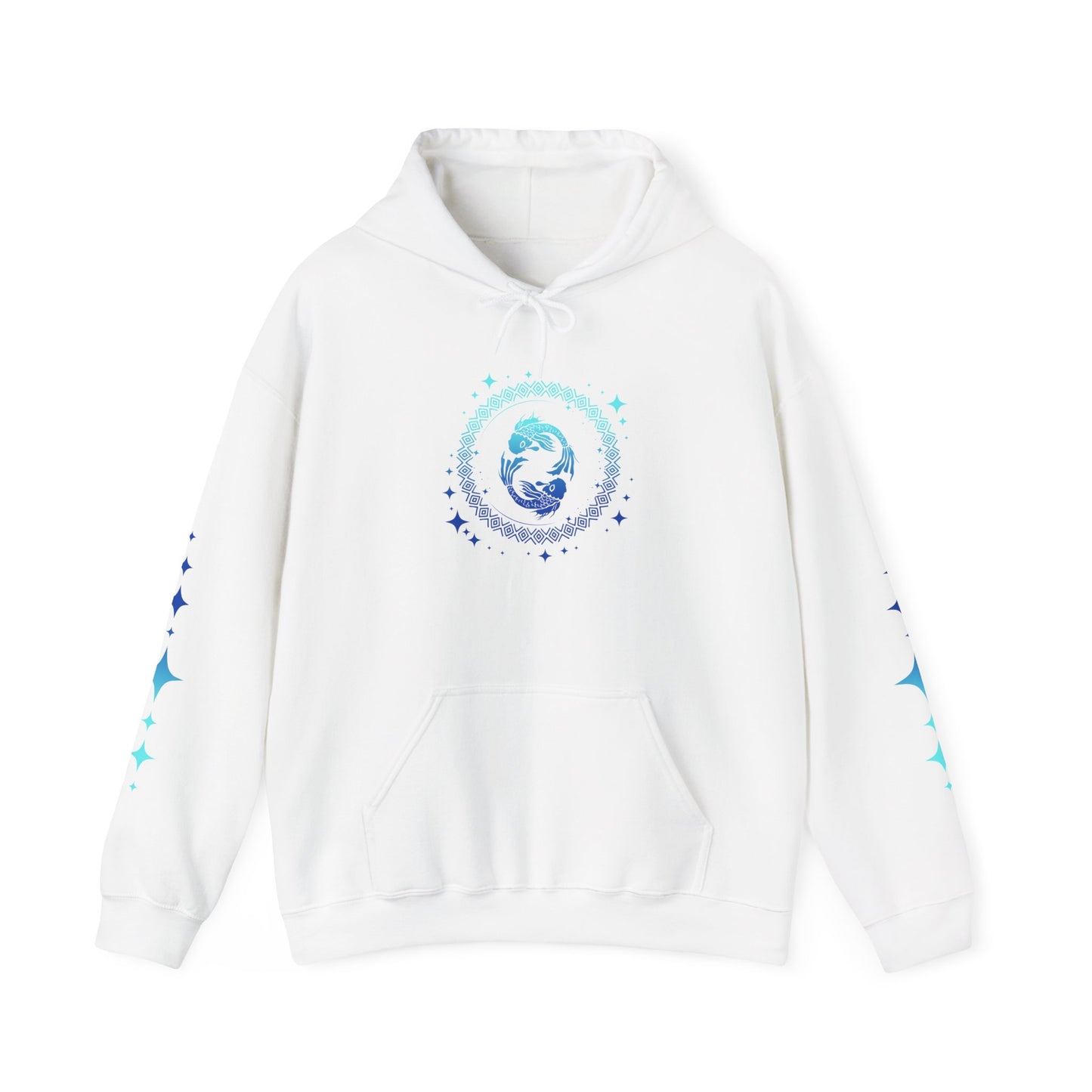 Tribal Circle Pisces Twin Fish Unisex Heavy Blend™ Hoodie