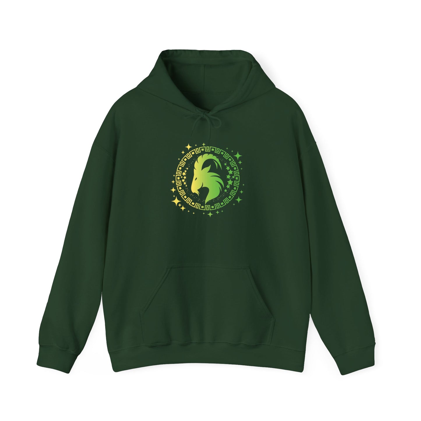 Tribal Circle Capricorn Goat Heavy Blend™ Hoodie