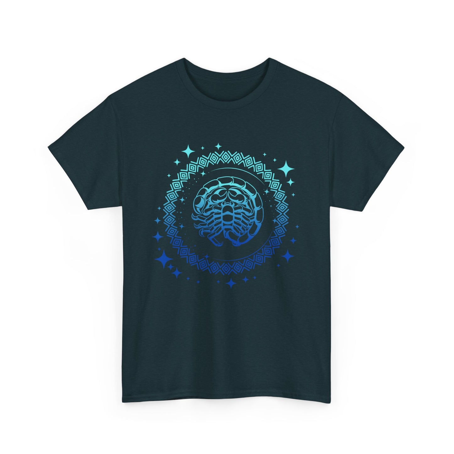 Tribal Circle Scorpio Scorpion Unisex Heavy Cotton Tee