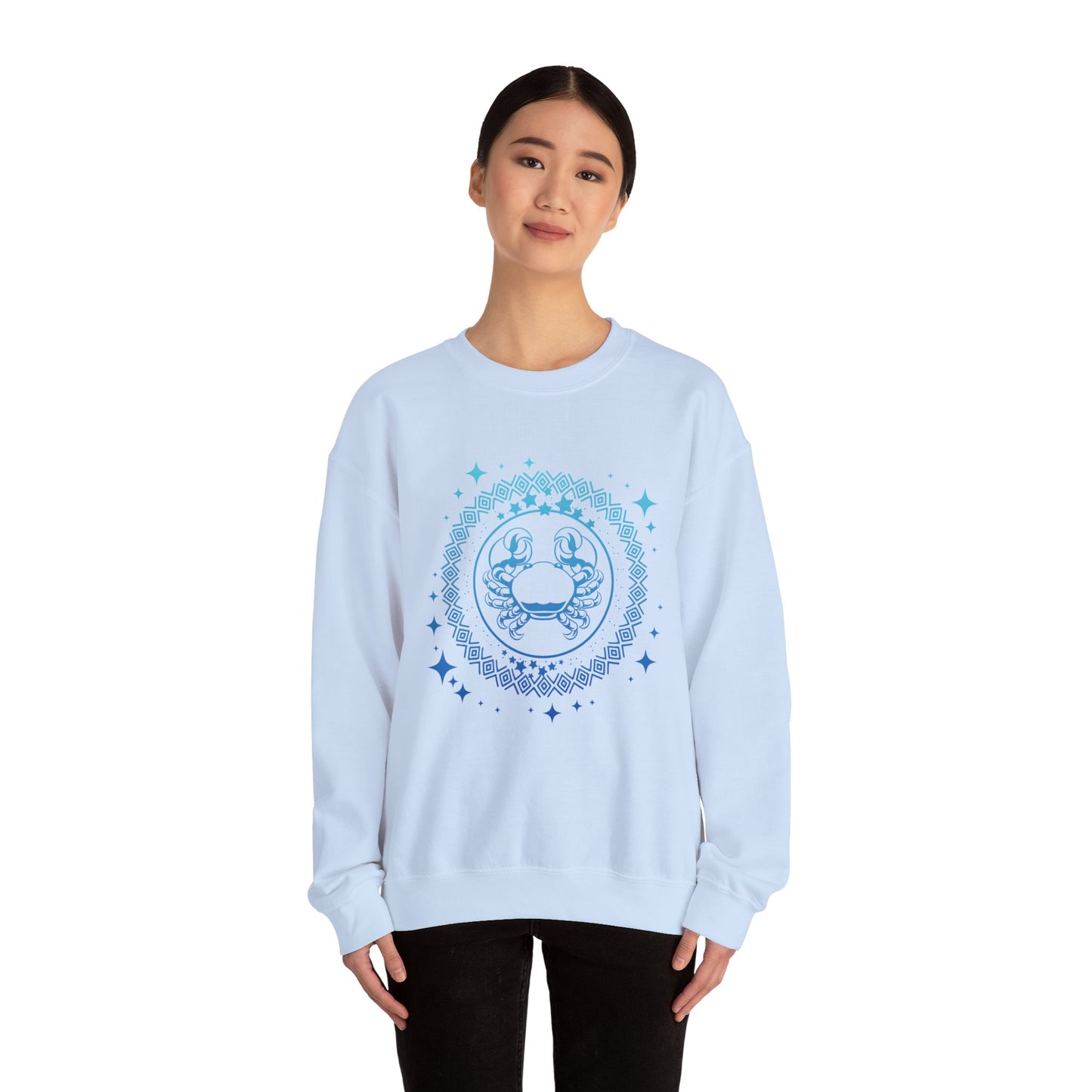 Tribal Circle Cancer Crab Sweatshirt