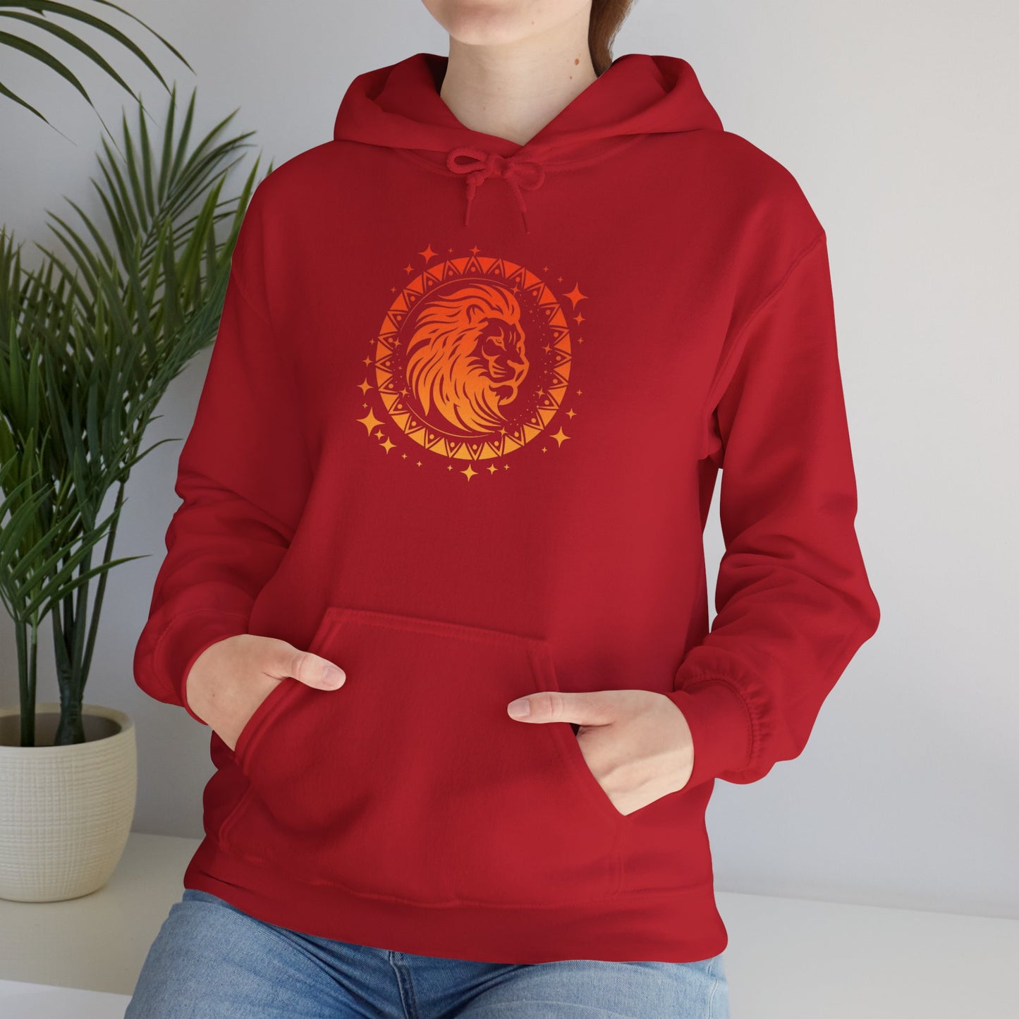 Tribal Circle Leo Lion Heavy Blend™ Hoodie