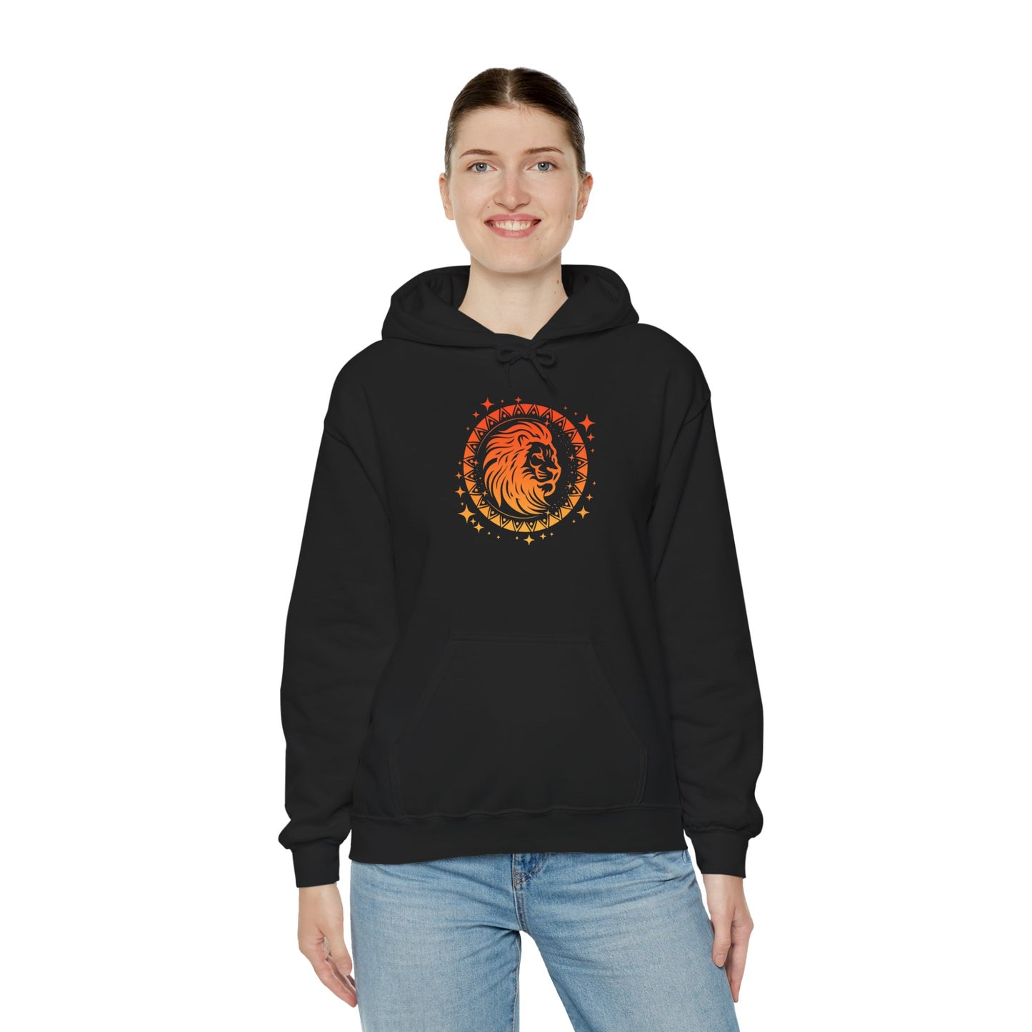 Tribal Circle Leo Lion Heavy Blend™ Hoodie