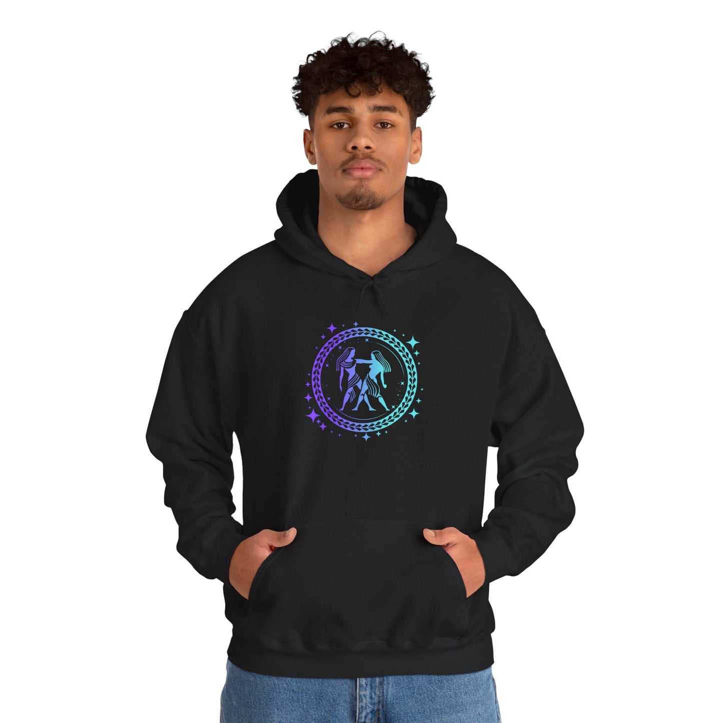 Tribal Circle Gemini Twins Unisex Heavy Blend™ Hoodie