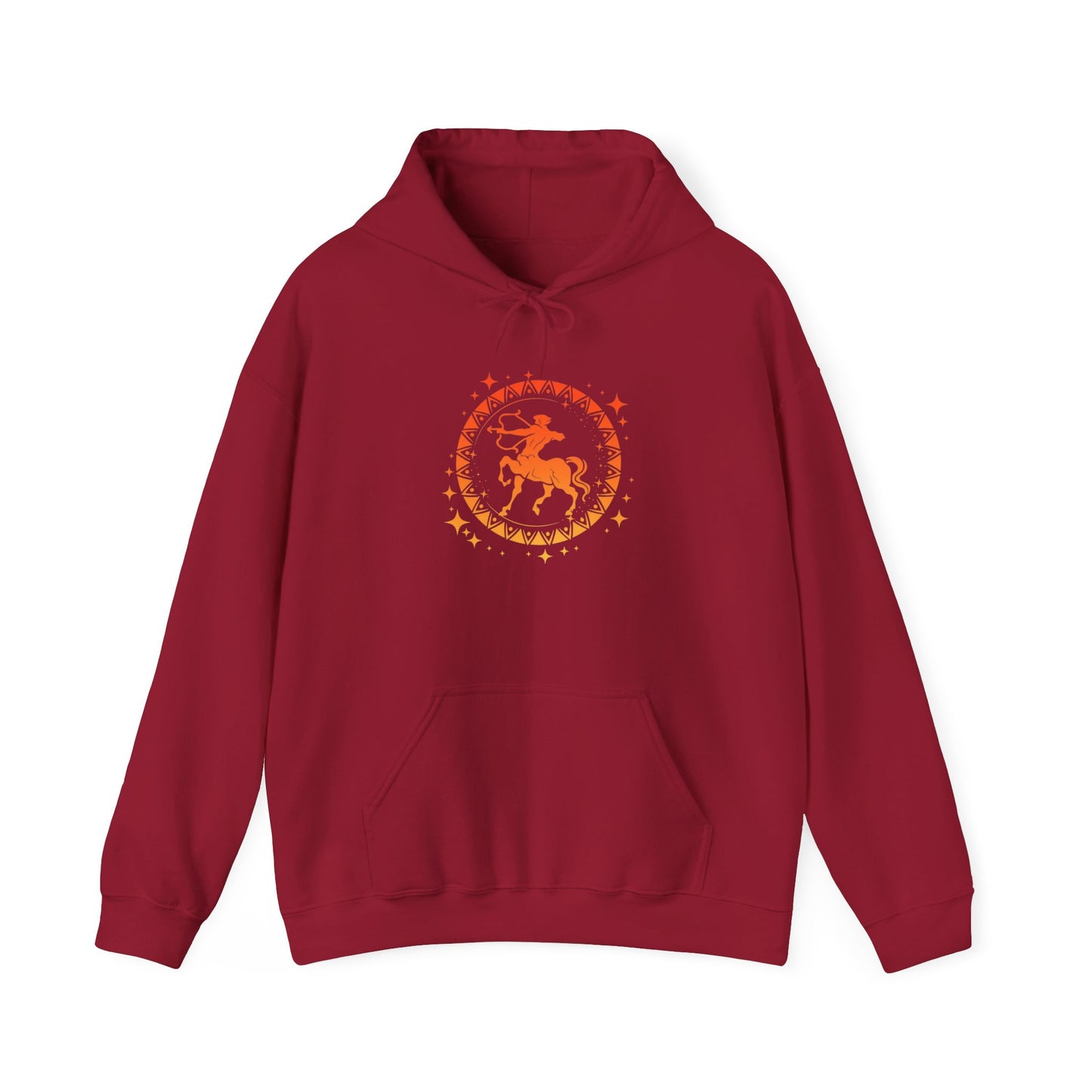Tribal Circle Sagittarius Archer Heavy Blend™ Hoodie