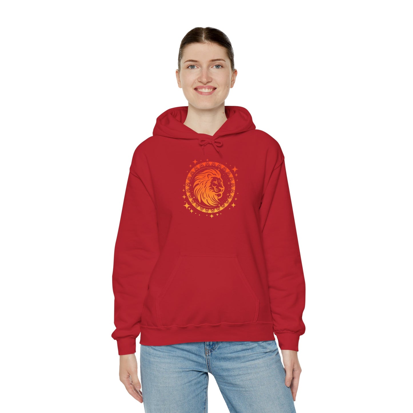 Tribal Circle Leo Lion Heavy Blend™ Hoodie