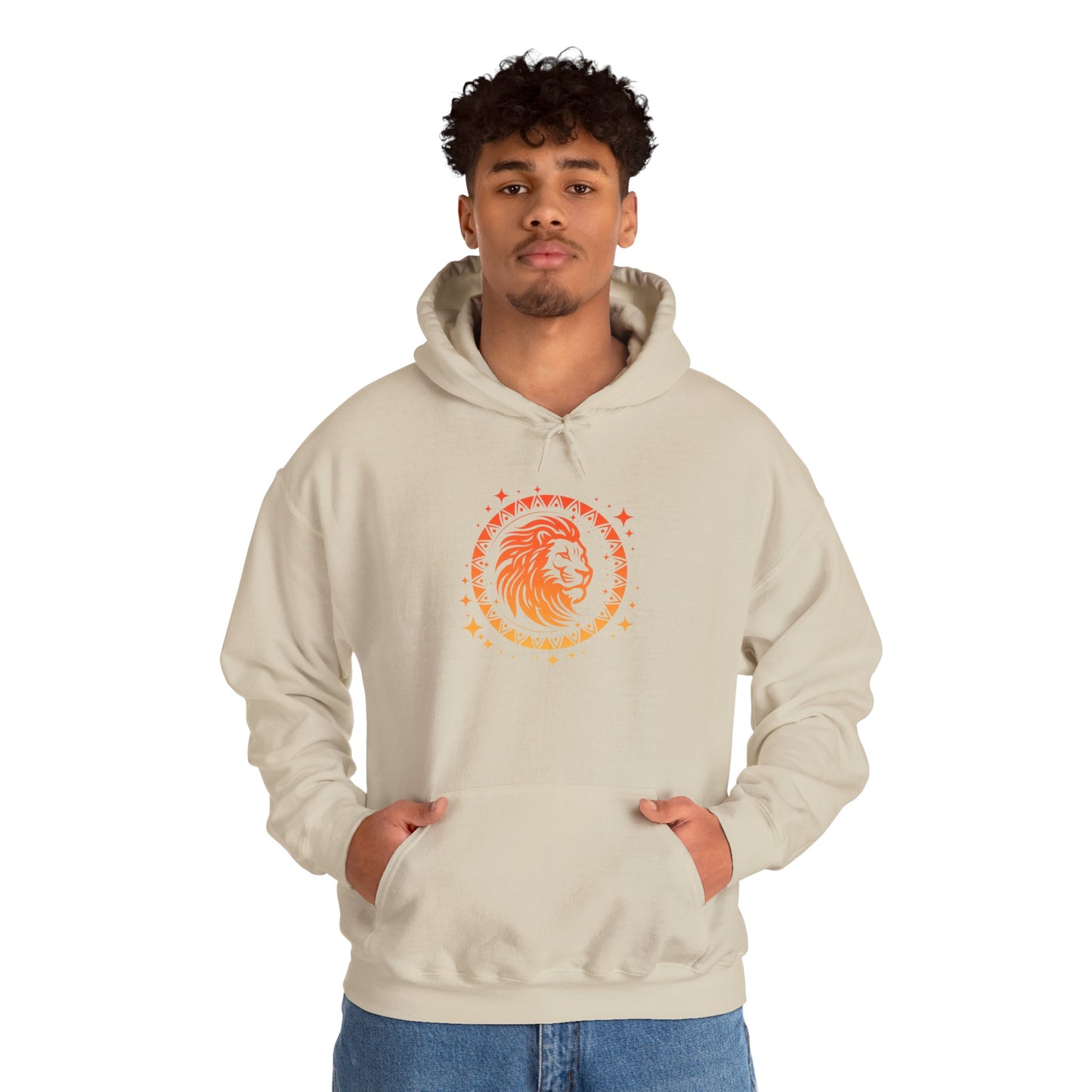 Tribal Circle Leo Lion Heavy Blend™ Hoodie