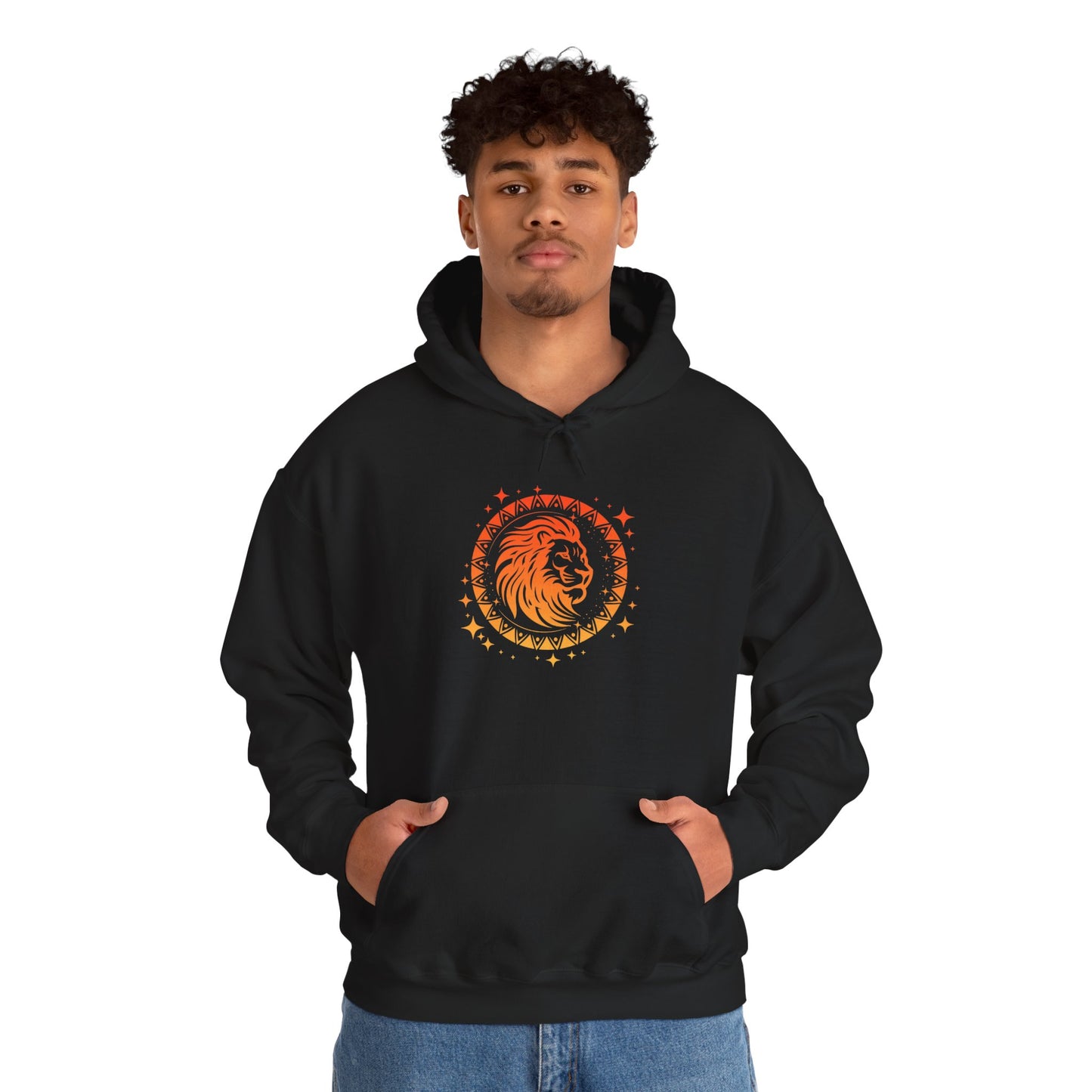 Tribal Circle Leo Lion Heavy Blend™ Hoodie