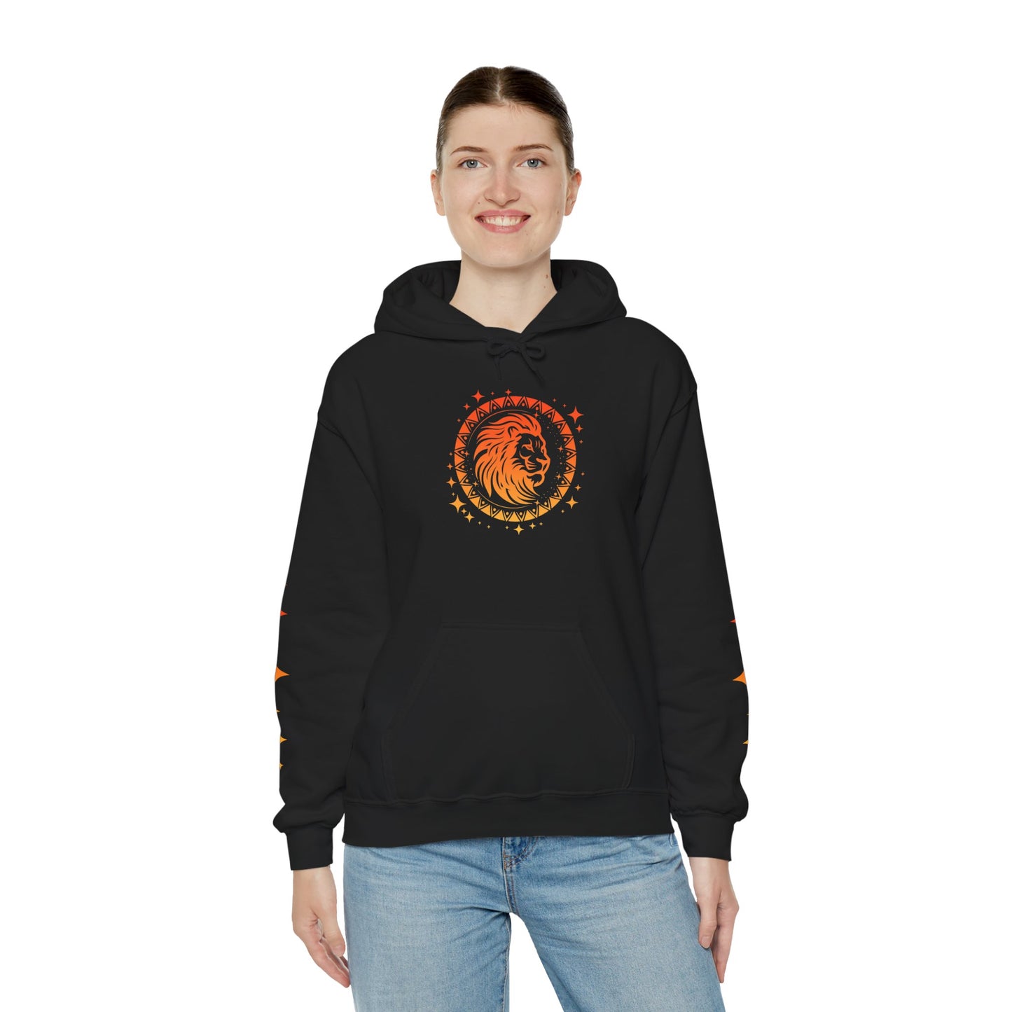 Tribal Circle Leo Lion Heavy Blend™ Hoodie