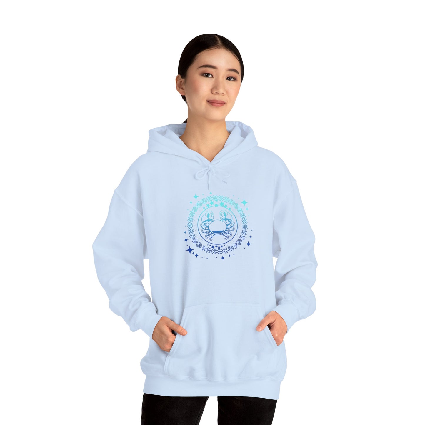 Tribal Circle Cancer Crab Unisex Heavy Blend™ Hoodie