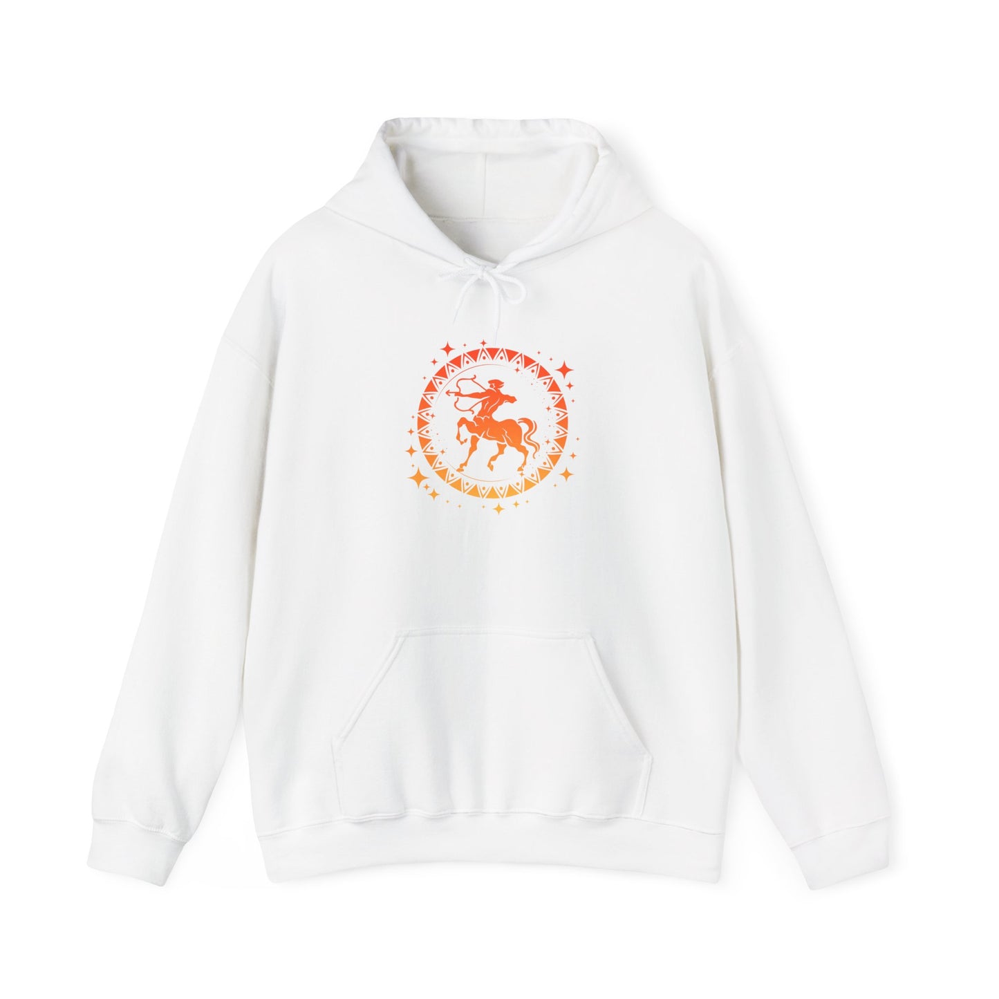 Tribal Circle Sagittarius Archer Heavy Blend™ Hoodie