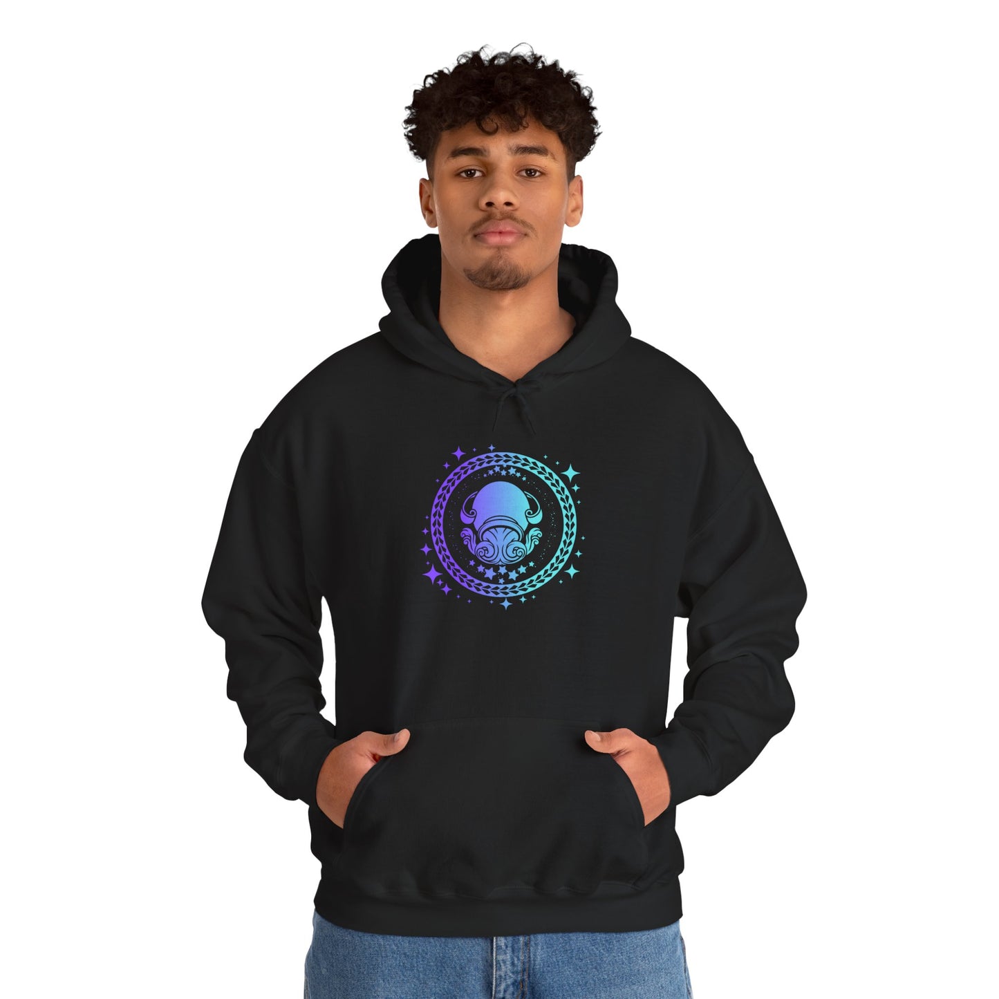Tribal Circle Aquarius Water Bearer Unisex Heavy Blend™ Hoodie