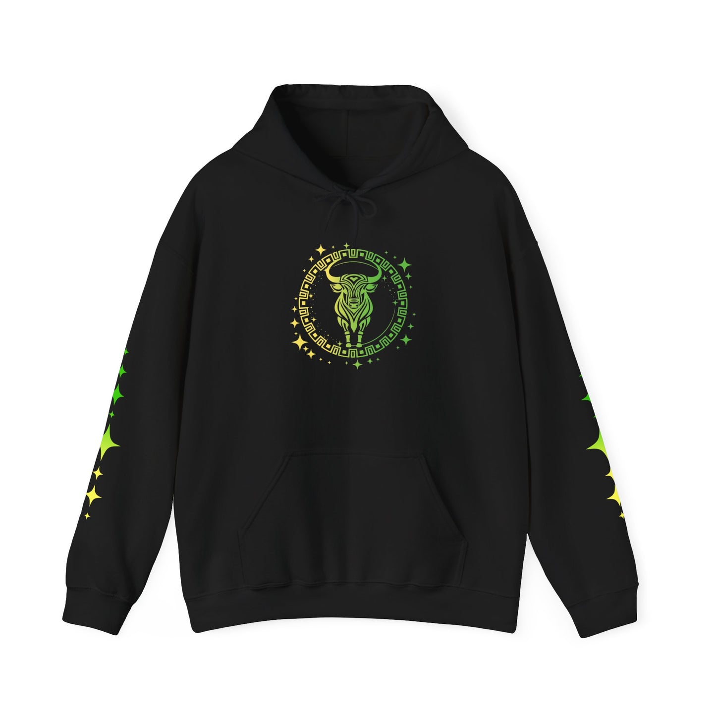 Tribal Circle Taurus Bull Heavy Blend™ Hoodie