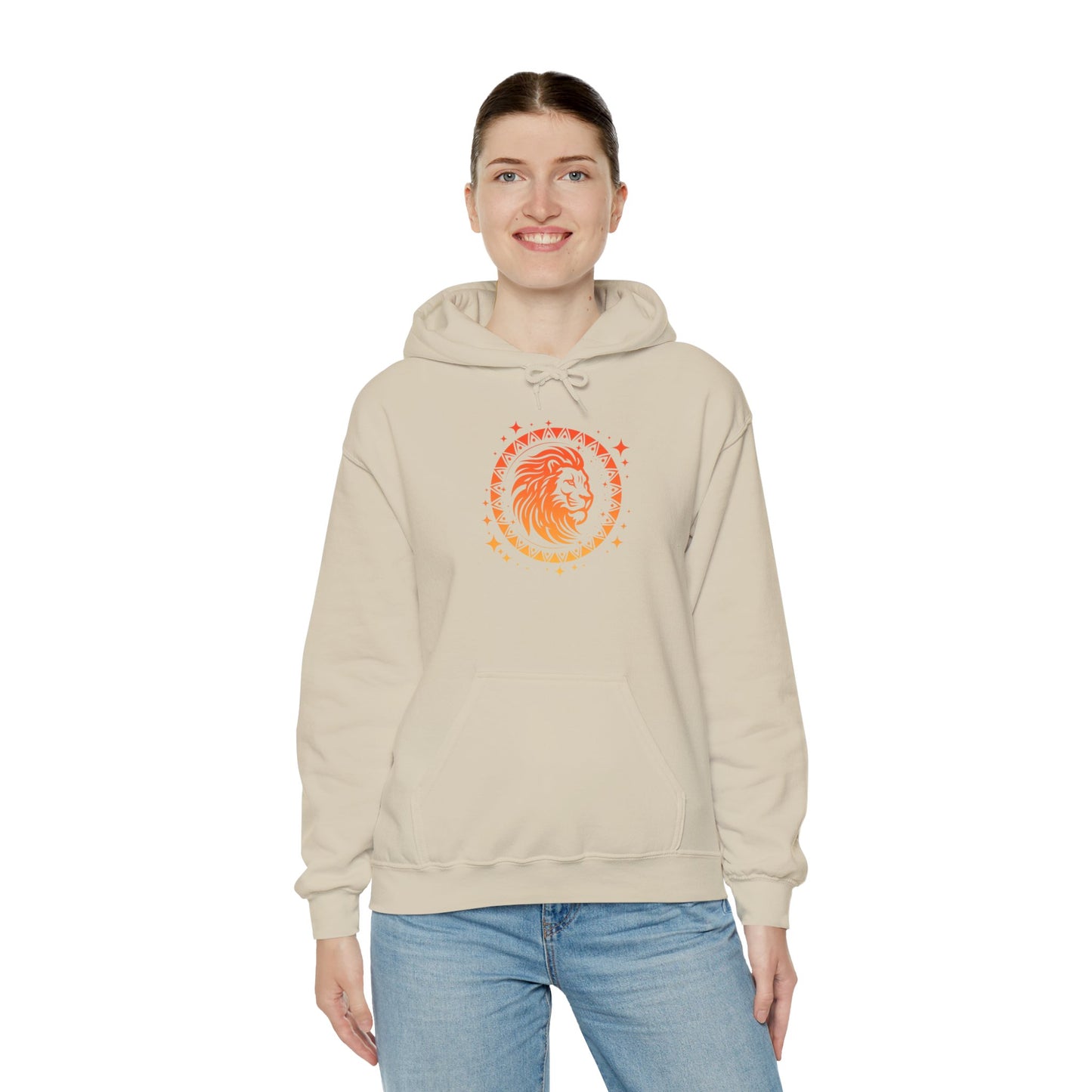Tribal Circle Leo Lion Heavy Blend™ Hoodie