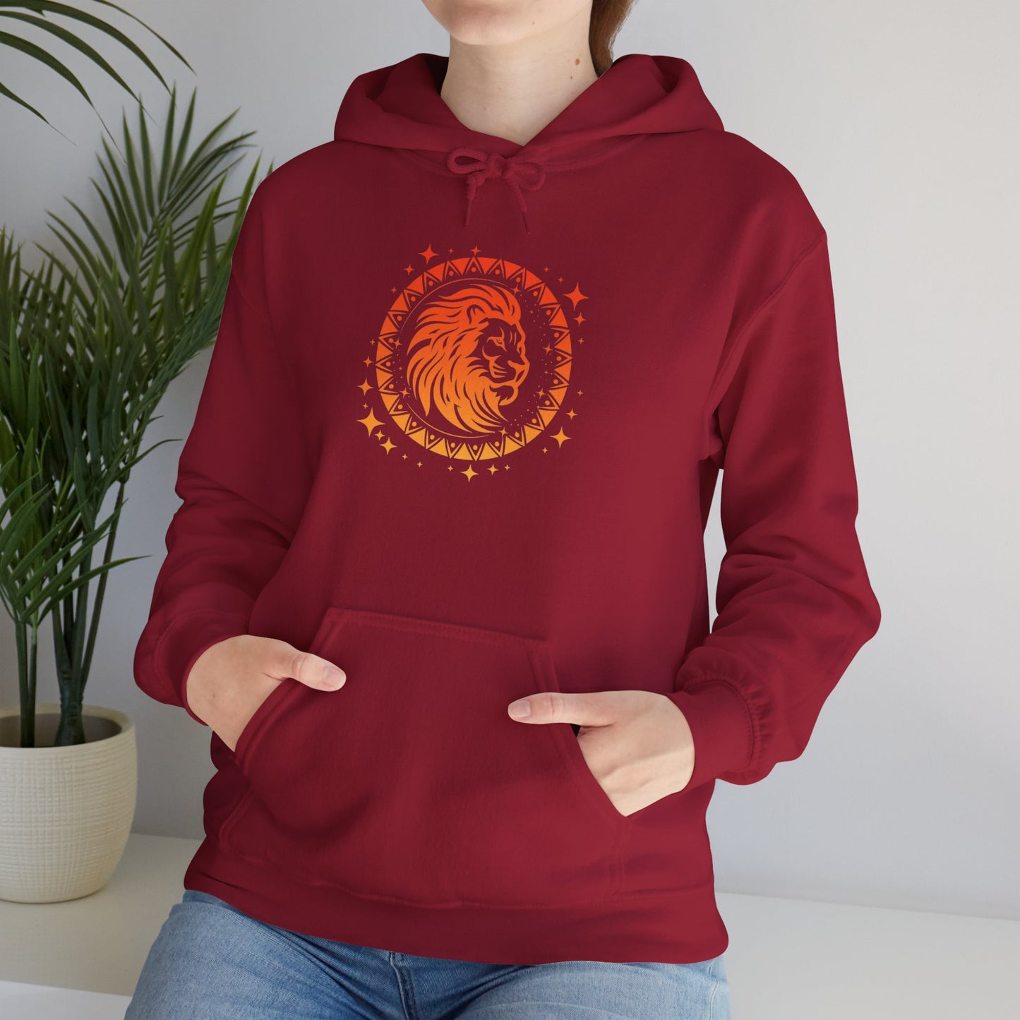 Tribal Circle Leo Lion Heavy Blend™ Hoodie