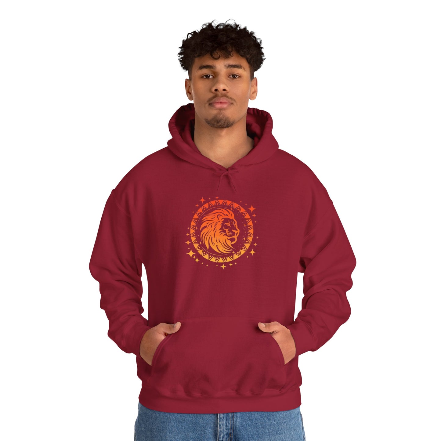 Tribal Circle Leo Lion Heavy Blend™ Hoodie
