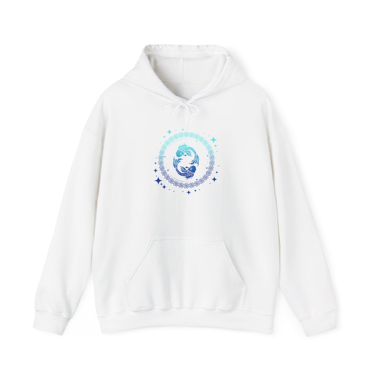 Tribal Circle Pisces Twin Fish Unisex Heavy Blend™ Hoodie