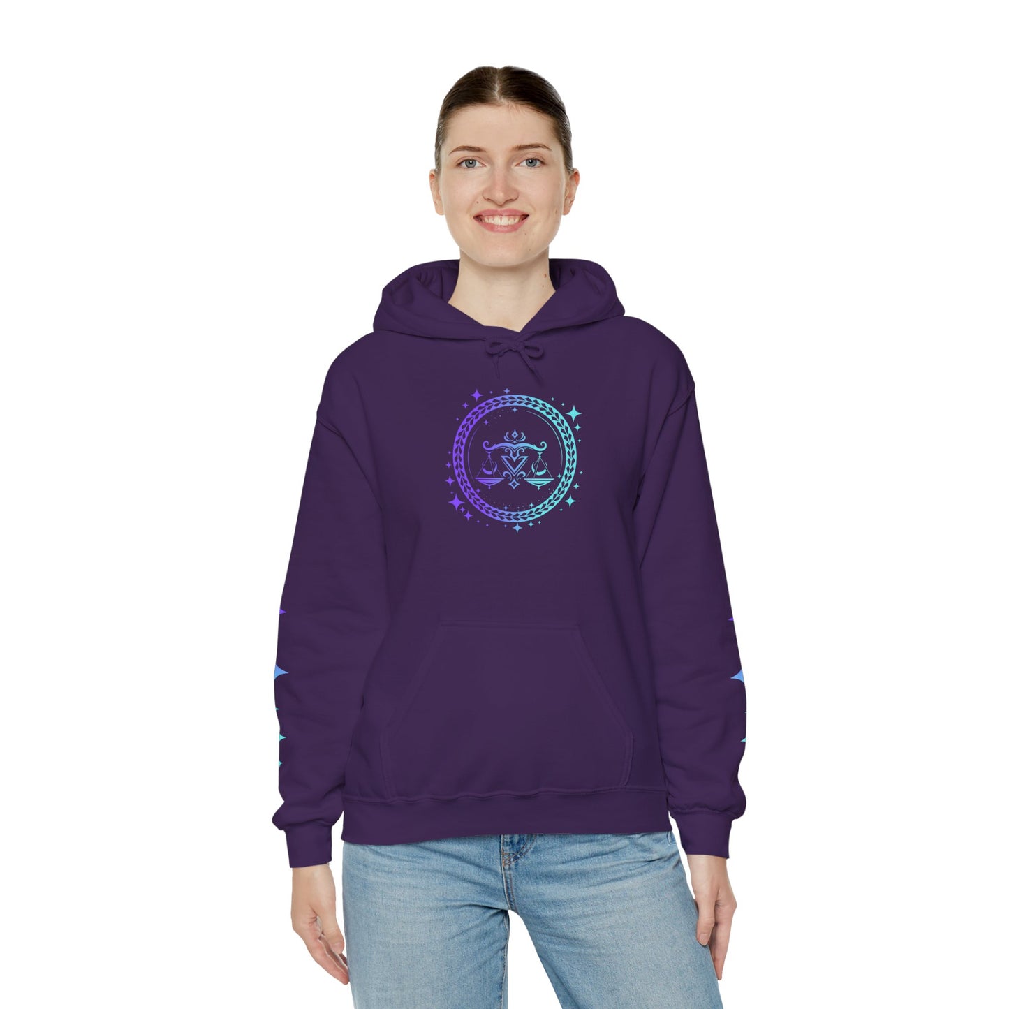 Tribal Circle Libra Scales Unisex Heavy Blend™ Hoodie