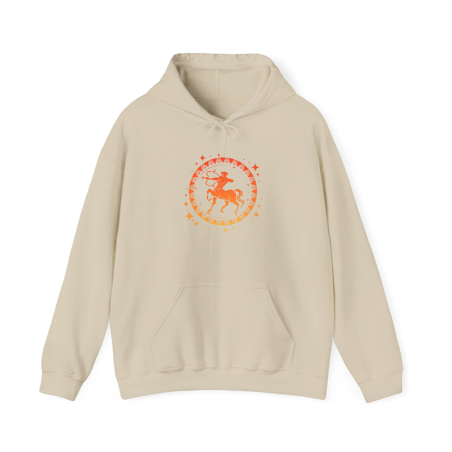 Tribal Circle Sagittarius Archer Heavy Blend™ Hoodie