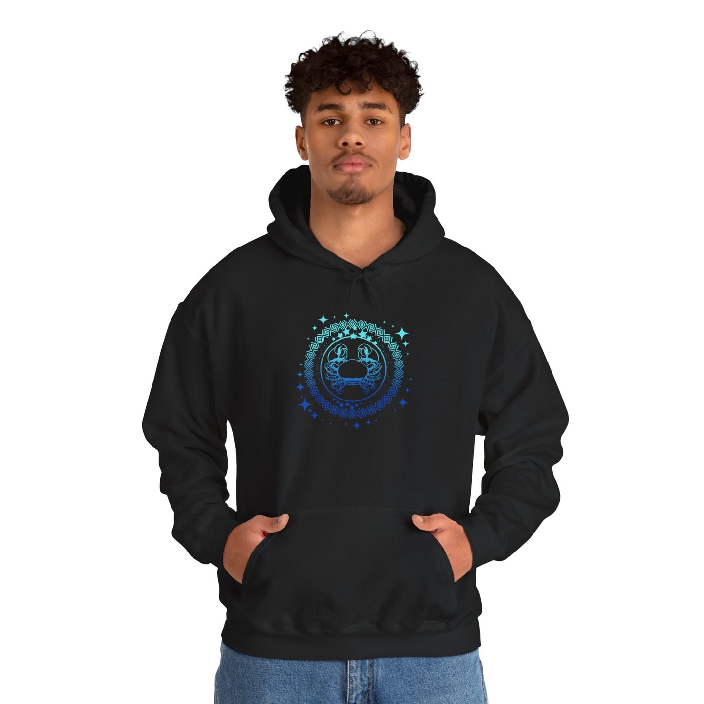 Tribal Circle Cancer Crab Unisex Heavy Blend™ Hoodie