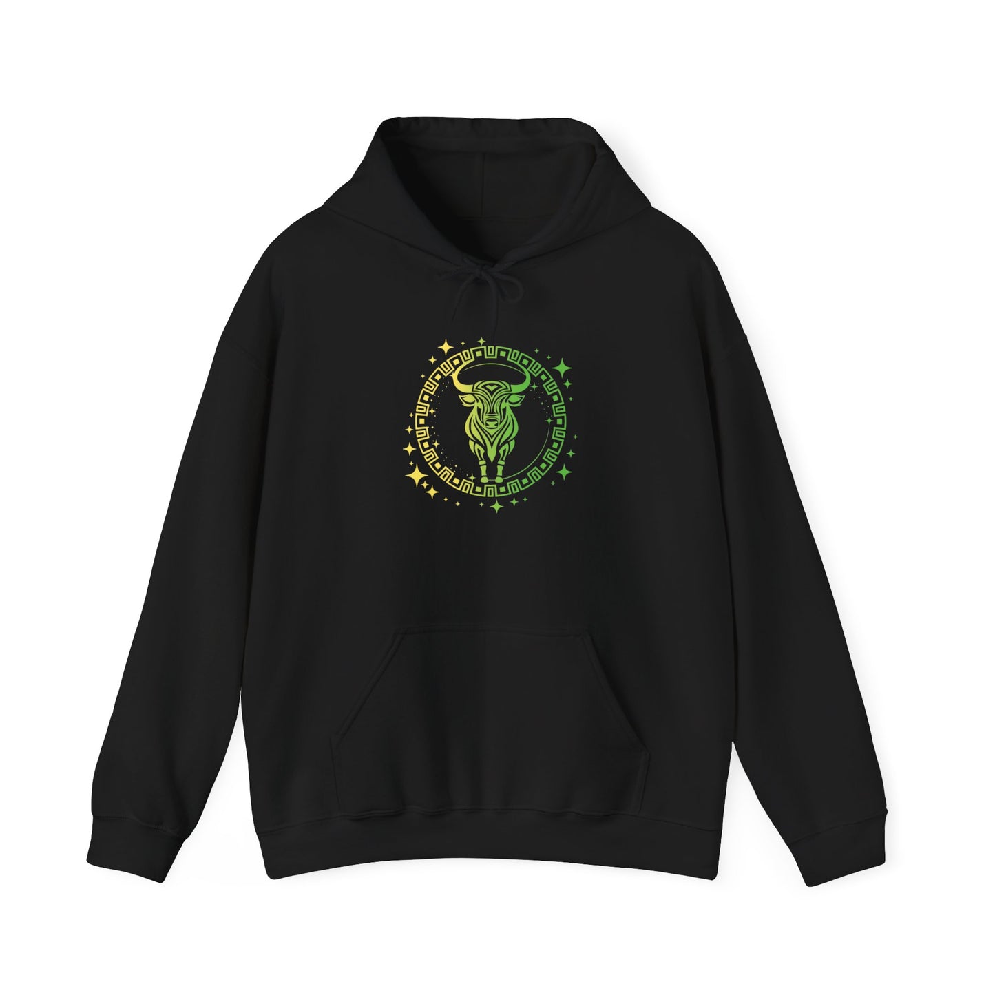Tribal Circle Taurus Bull Heavy Blend™ Hoodie