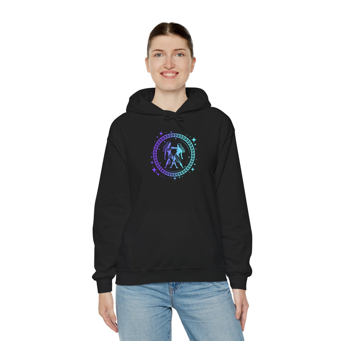Tribal Circle Gemini Twins Unisex Heavy Blend™ Hoodie