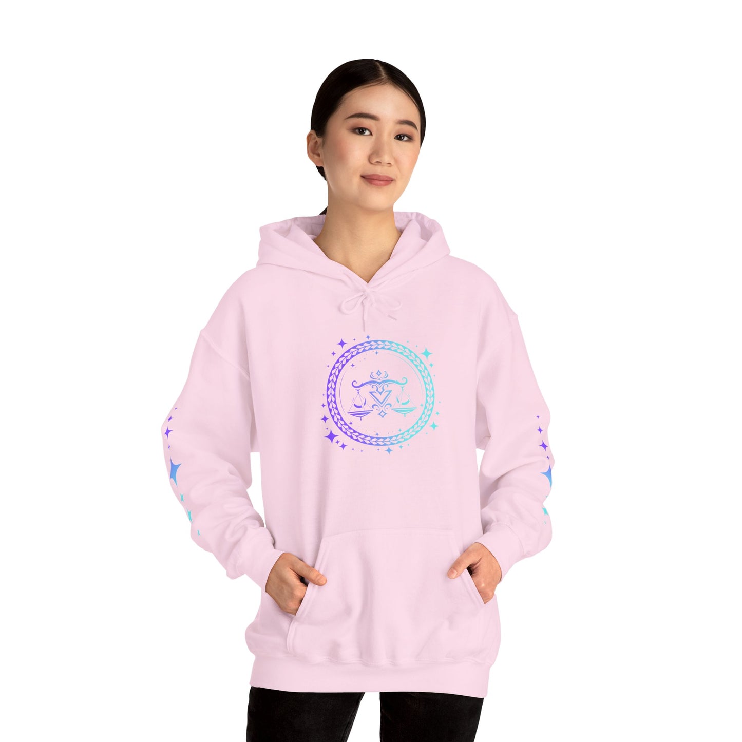 Tribal Circle Libra Scales Unisex Heavy Blend™ Hoodie