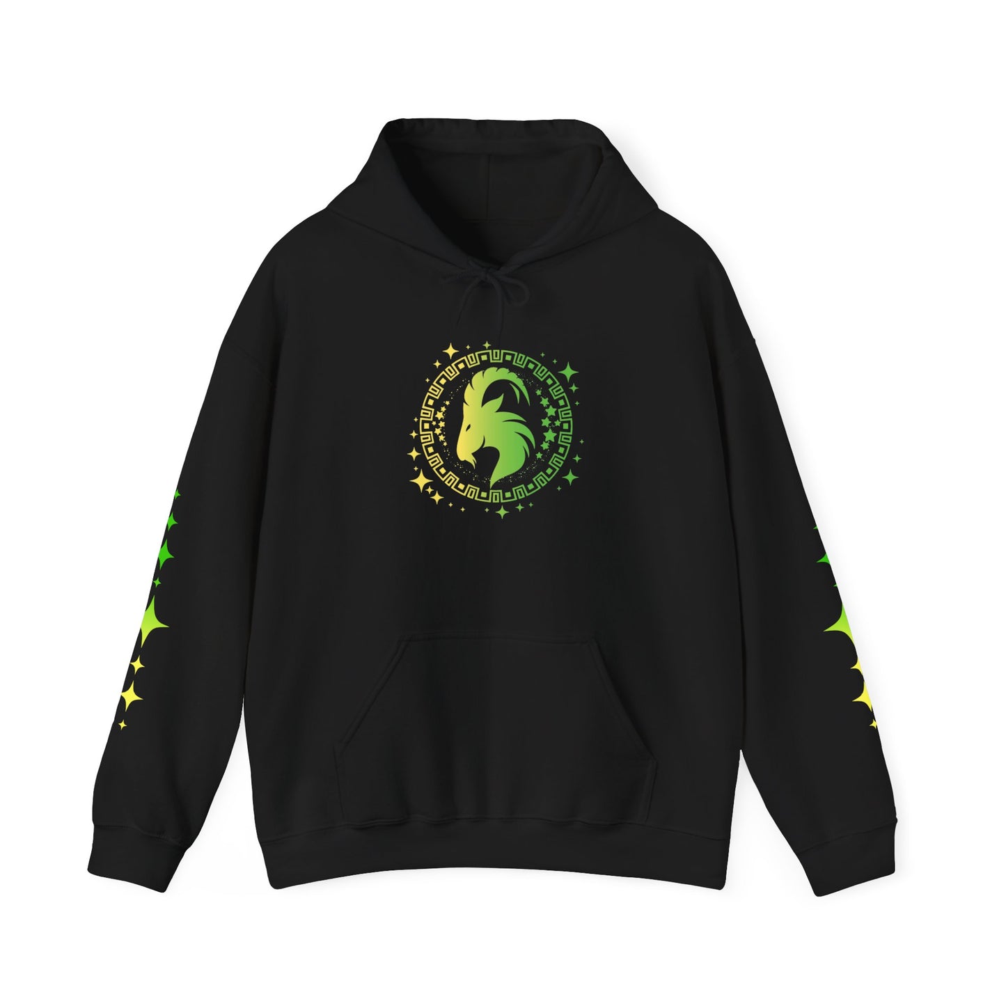 Tribal Circle Capricorn Goat Heavy Blend™ Hoodie