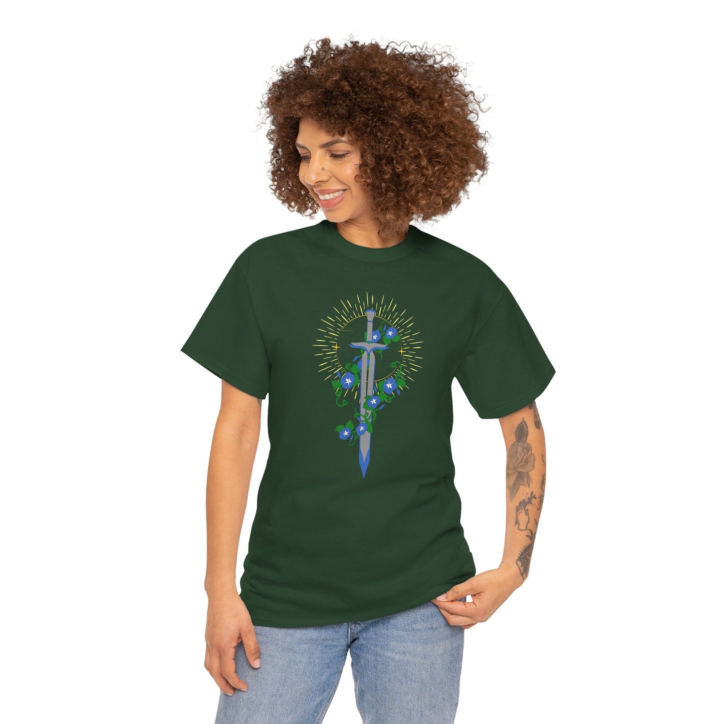 Morning Glory Enchanted Sword tee