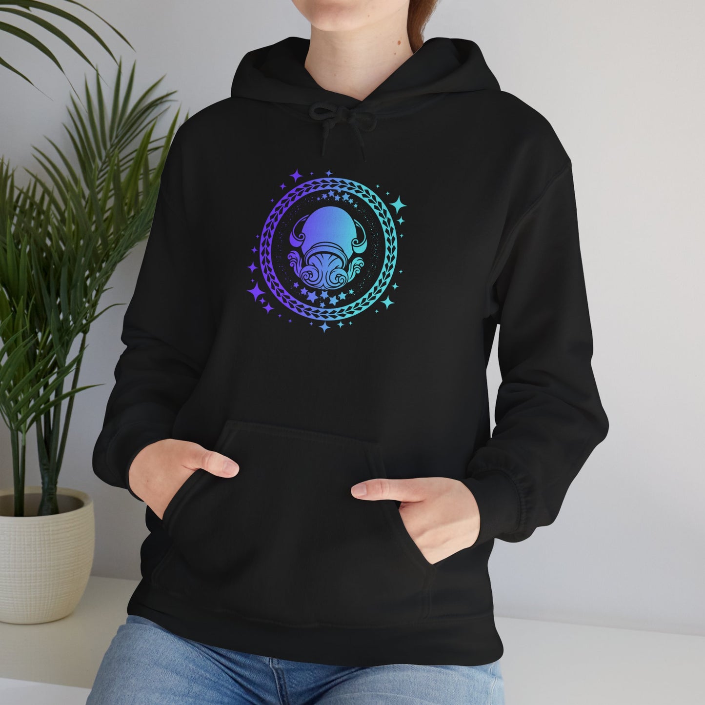 Tribal Circle Aquarius Water Bearer Unisex Heavy Blend™ Hoodie