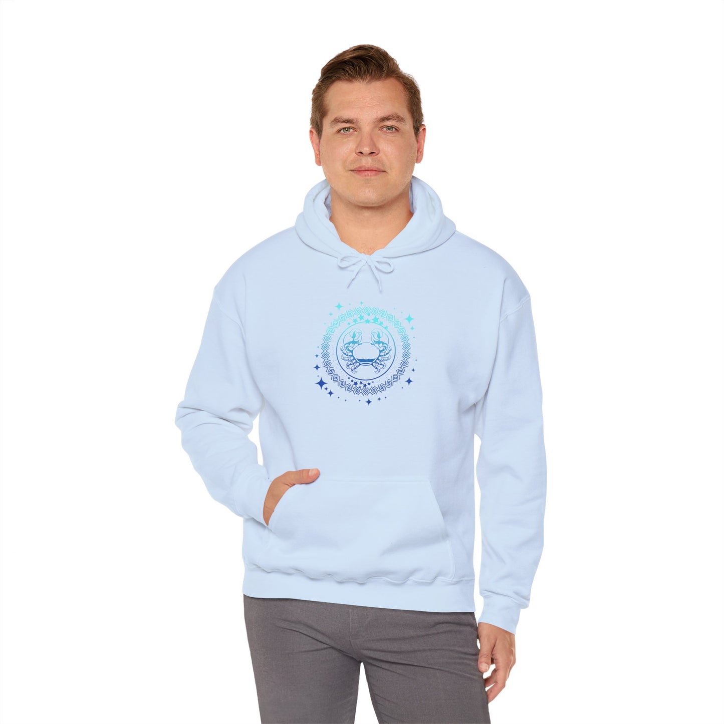 Tribal Circle Cancer Crab Unisex Heavy Blend™ Hoodie