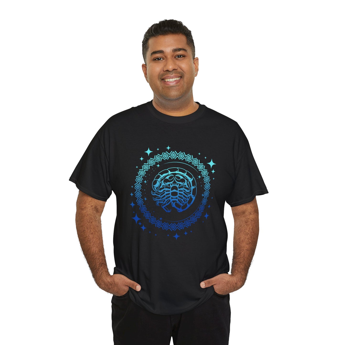 Tribal Circle Scorpio Scorpion Unisex Heavy Cotton Tee