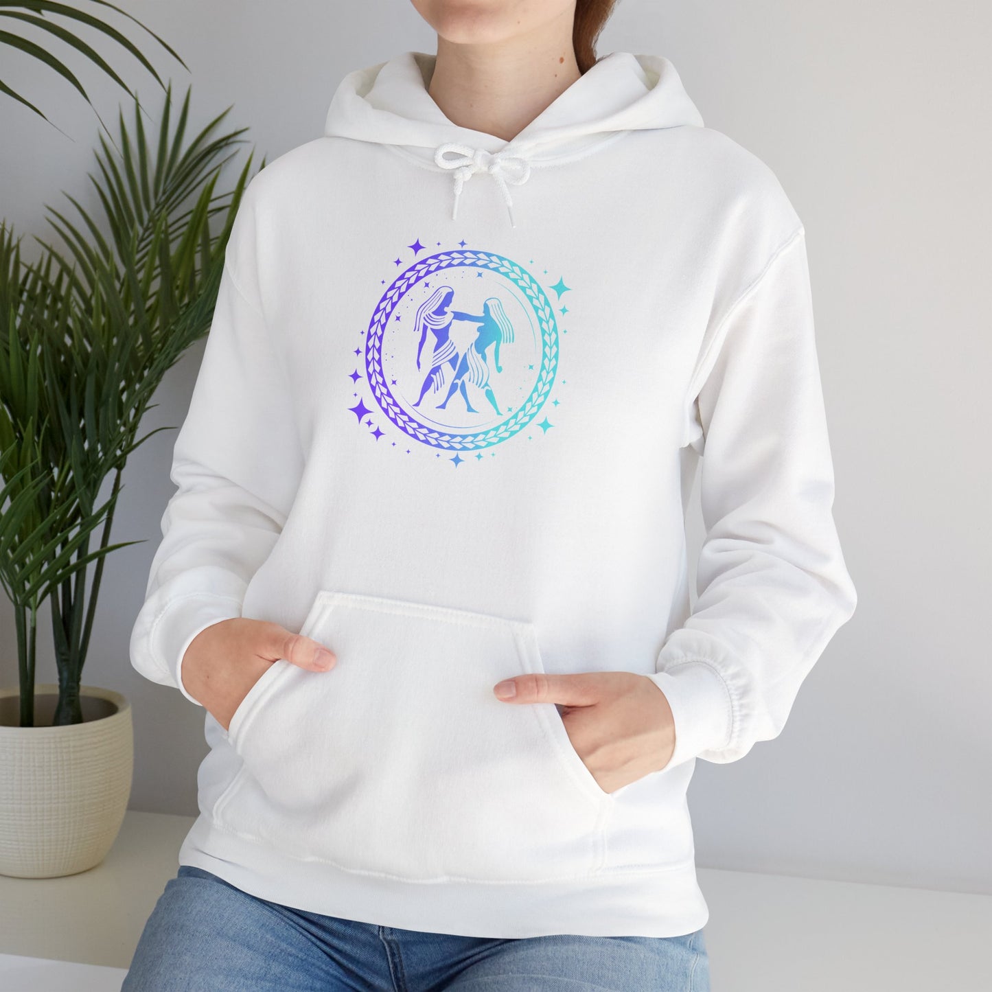 Tribal Circle Gemini Twins Unisex Heavy Blend™ Hoodie