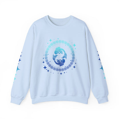 Tribal Circle Pisces Twin Fish Sweatshirt