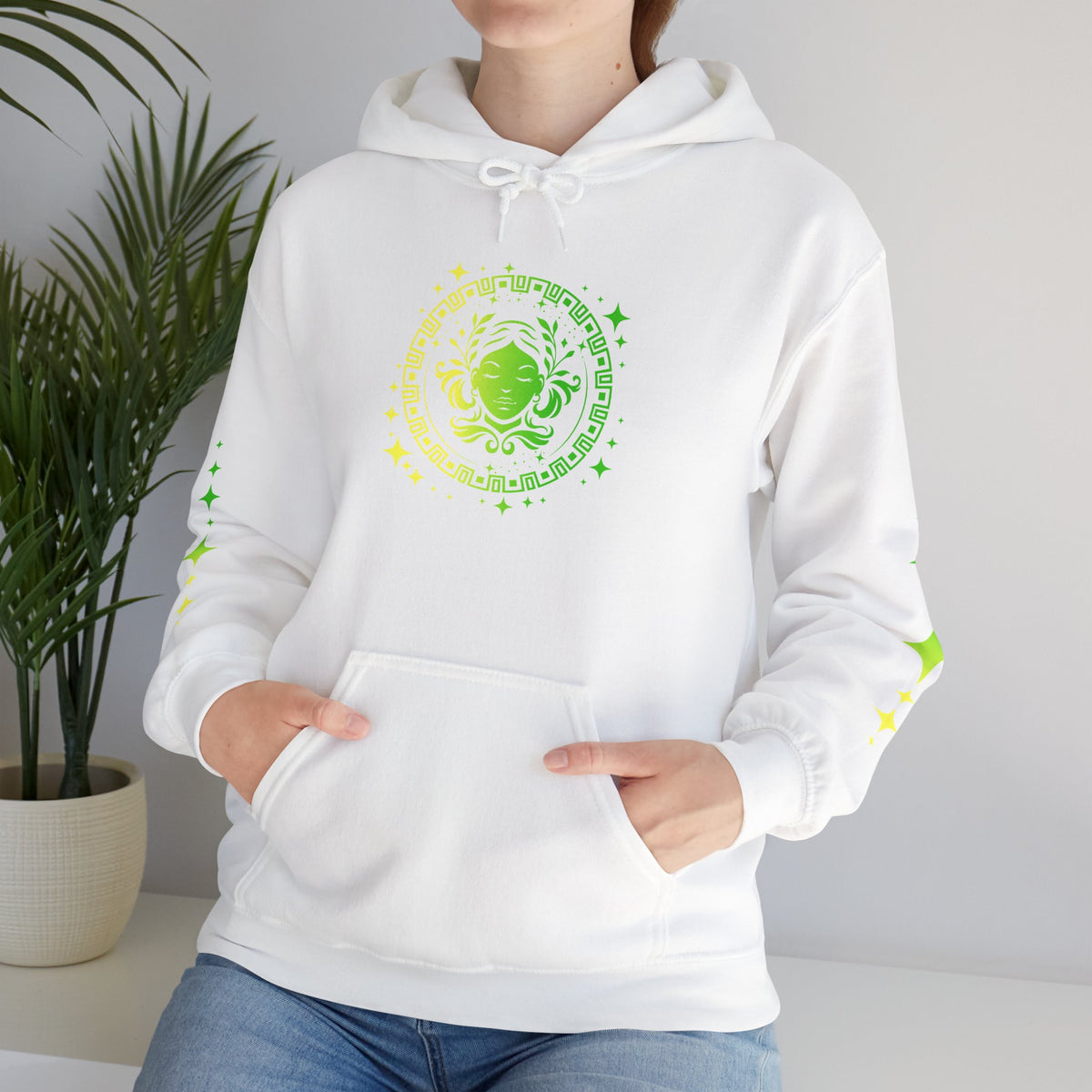 Tribal Circle Virgo Maiden Heavy Blend™ Hoodie