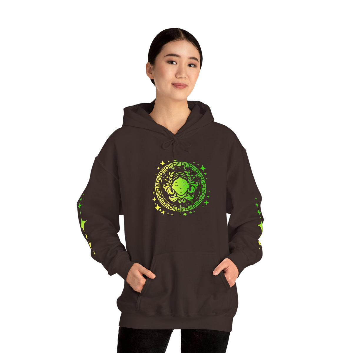 Tribal Circle Virgo Maiden Heavy Blend™ Hoodie