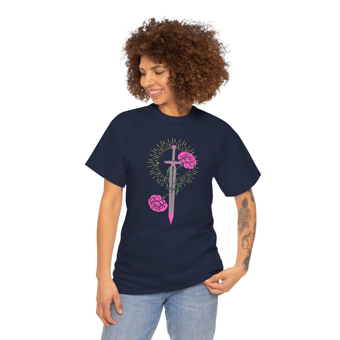 Carnation Enchanted Sword tee