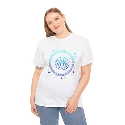 Tribal Circle Scorpio Scorpion Unisex Heavy Cotton Tee