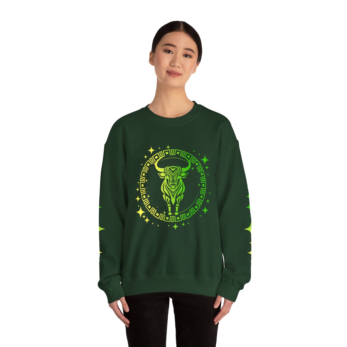 Tribal Circle Taurus Bull Sweatshirt