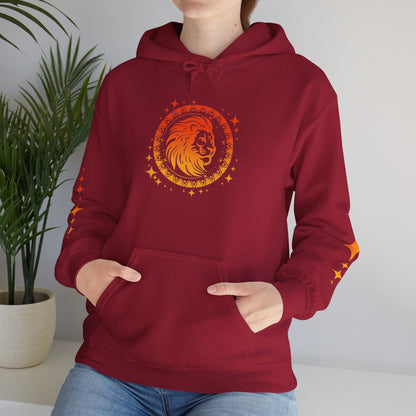 Tribal Circle Leo Lion Heavy Blend™ Hoodie