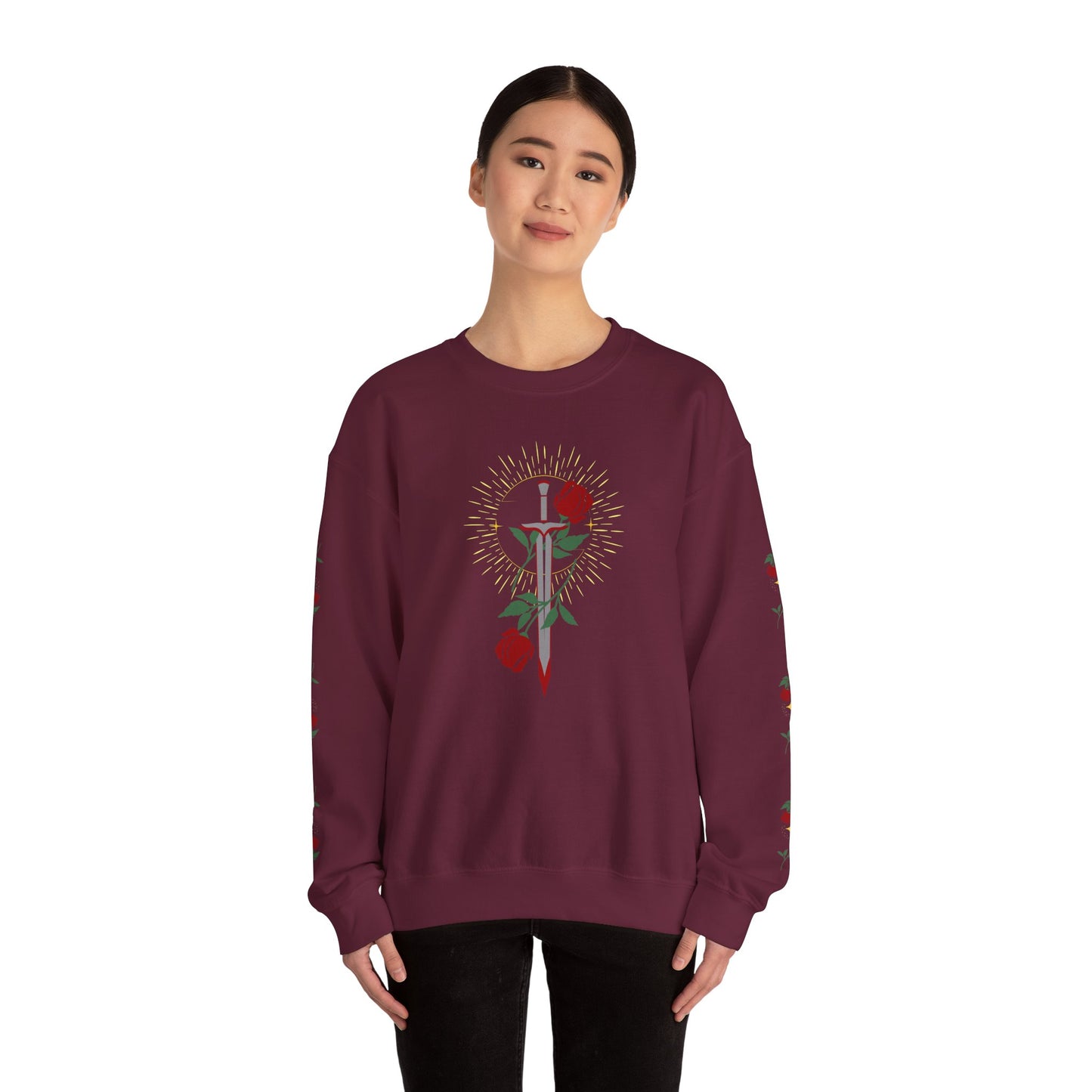 Rose Enchanted Sword Sweatshirt