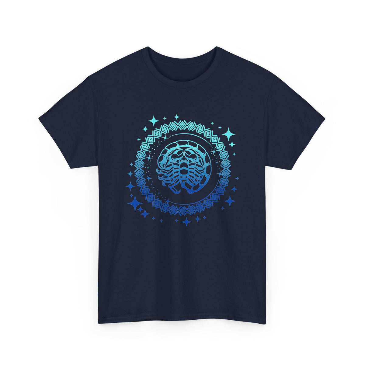 Tribal Circle Scorpio Scorpion Unisex Heavy Cotton Tee