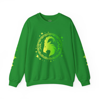 Tribal Circle Capricorn Goat Sweatshirt