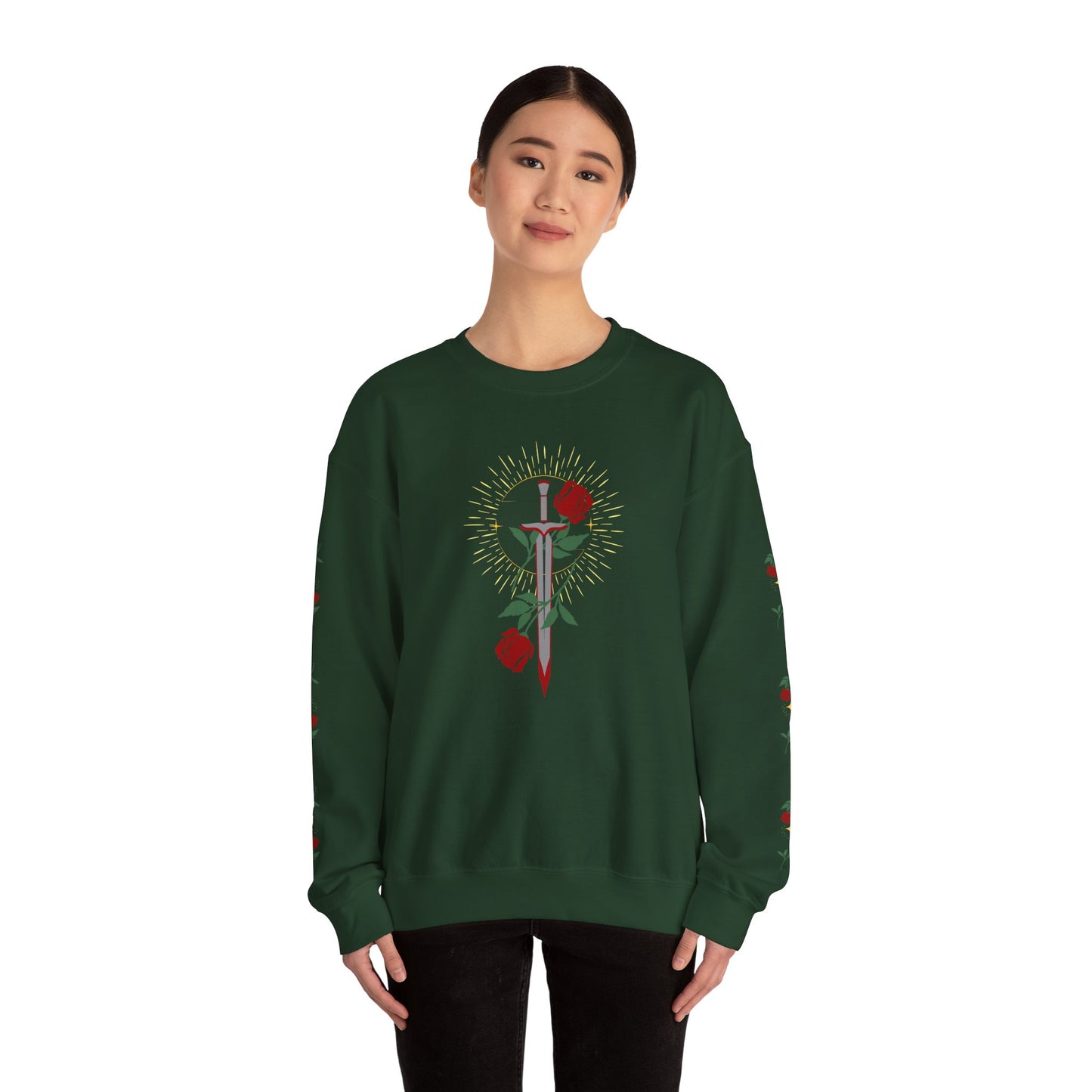 Rose Enchanted Sword Sweatshirt