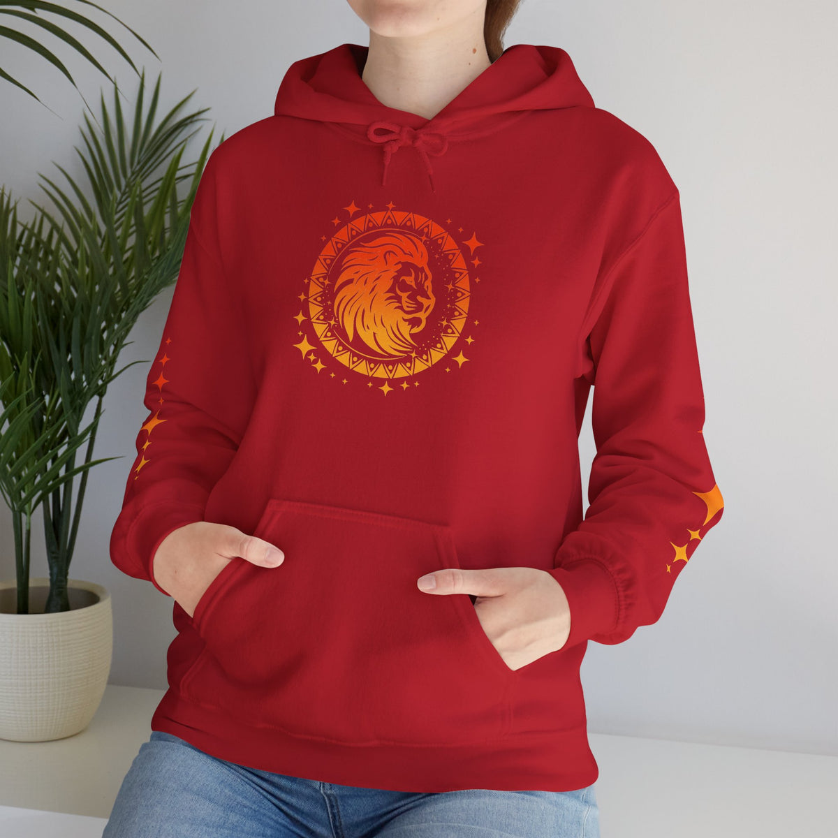 Tribal Circle Leo Lion Heavy Blend™ Hoodie