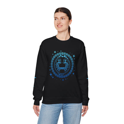 Tribal Circle Cancer Crab Sweatshirt