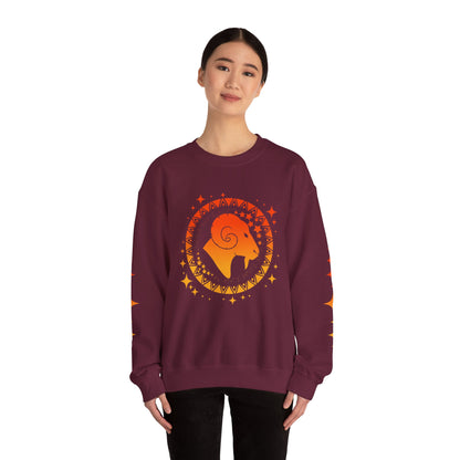 Tribal Circle Aries Ram Sweatshirt